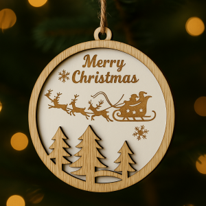 decoration de noel en bois