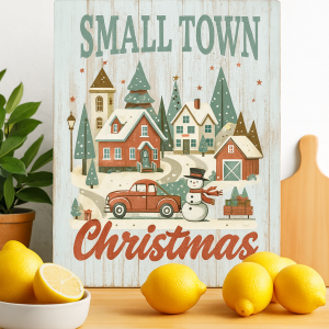 planche à découper de noël