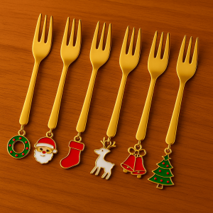 set de fourchettes de noël